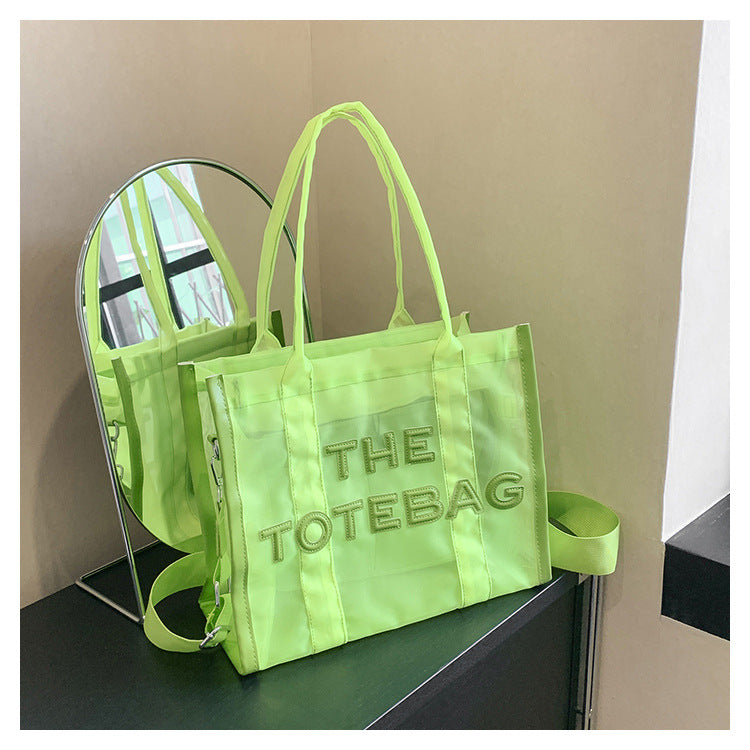 Women's Versatile Jelly Large Capacity Fashion Handbags